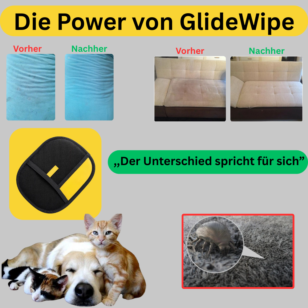 GlideWipe-Haarhandschuh